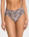 Hanky Panky Printed Signature Lace French Brief In Outline