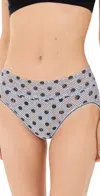 Hanky Panky Printed Signature Lace French Brief In Pinpoint