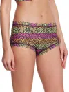 Hanky Panky Printed Signature Lace High Rise Boyshort In Multicolor