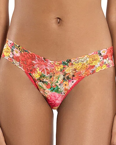 Hanky Panky Printed Signature Lace Low Rise Thong