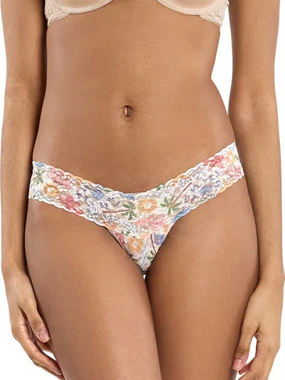 Hanky Panky Printed Signature Lace® Low Rise Thong In Multi