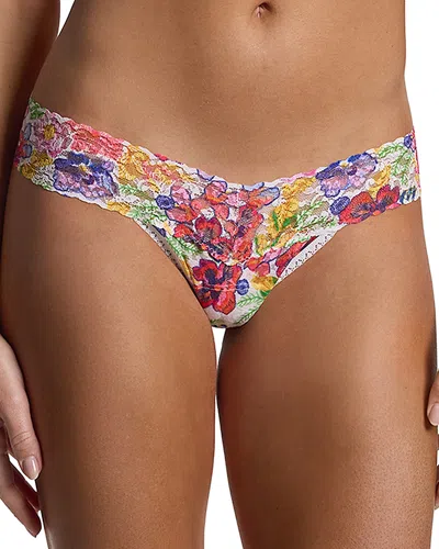 Hanky Panky Printed Signature Lace Low Rise Thong