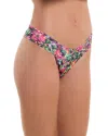 Hanky Panky Print Low Rise Thong In Celebration