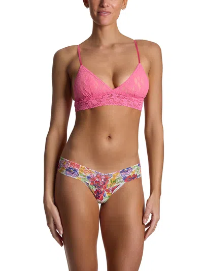 Hanky Panky Printed Signature Lace® Low Rise Thong Floral Print In Multi