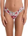 Hanky Panky Print Low Rise Thong In Je' Taime