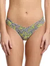 Hanky Panky Printed Signature Lace® Low Rise Thong In Multicolor