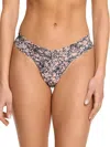 Hanky Panky Printed Signature Lace Low Rise Thong In Multicolor
