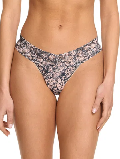 Hanky Panky Printed Signature Lace Low Rise Thong In Multicolor