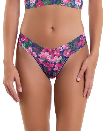 Hanky Panky Printed Signature Lace Low Rise Thong In Tis The Season