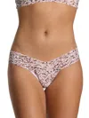 Hanky Panky Printed Signature Lace® Low Rise Thong In Multi