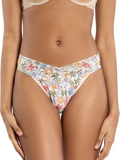 Hanky Panky Printed Signature Lace® Original Rise Thong In Multi