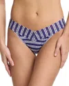 Hanky Panky Printed Signature Lace Original Rise Thong In Multicolor