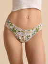 Hanky Panky Printed Signature Lace Original Rise Thong In Multi