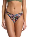 Hanky Panky Printed Signature Lace Original Rise Thong In Multi