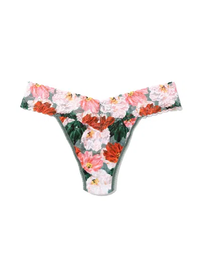 Hanky Panky Printed Signature Lace® Original Rise Thong In Multi