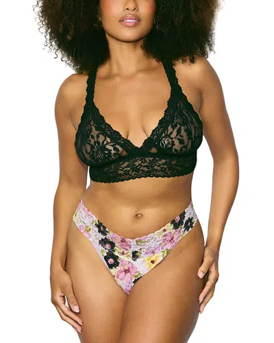 Hanky Panky Printed Signature Lace Original Rise Thong In Multi