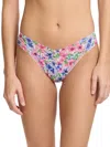 Hanky Panky Printed Signature Lace Original Rise Thong In Multicolor