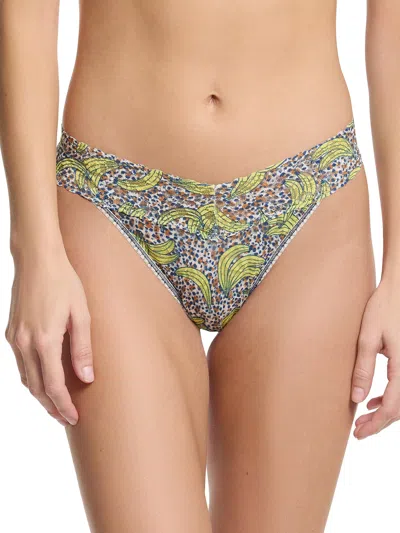 Hanky Panky Printed Signature Lace® Original Rise Thong In Multi