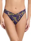 Hanky Panky Printed Signature Lace Original Rise Thong In Multicolor