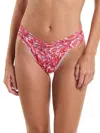 Hanky Panky Printed Signature Lace Original Rise Thong In Multicolor