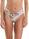 Hanky Panky Printed Signature Lace Original Rise Thong In Multicolor