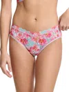 Hanky Panky Printed Signature Lace® V-front High Cut Brief In Multicolor