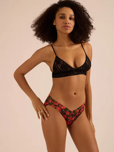 HANKY PANKY PRINTED SIGNATURE LACE® V-KINI