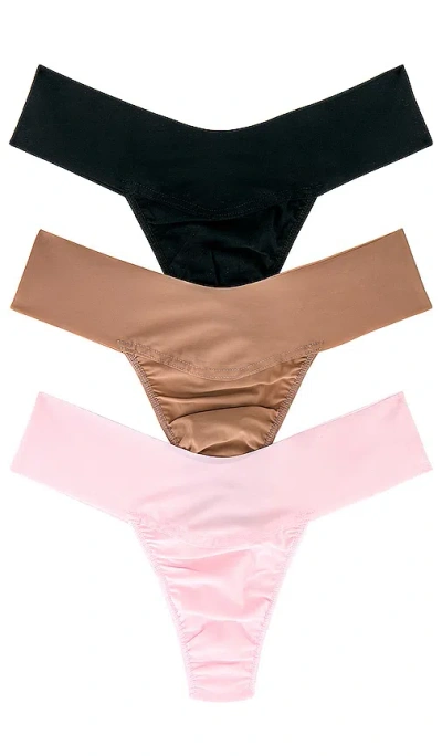 Hanky Panky Replenishment Pack In Black  Taupe  & Bliss