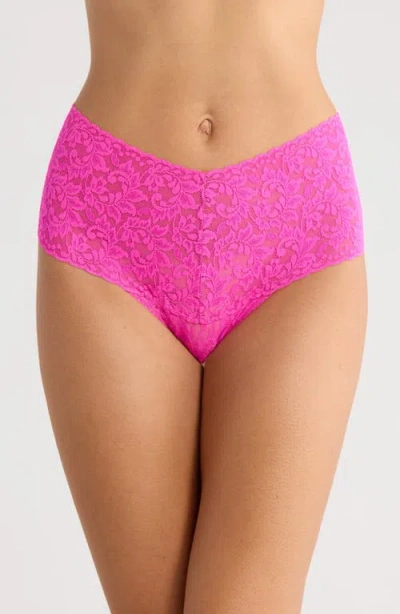 Hanky Panky Retro High Waist Thong In Pink