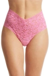 Hanky Panky Retro High Waist Thong In Pink