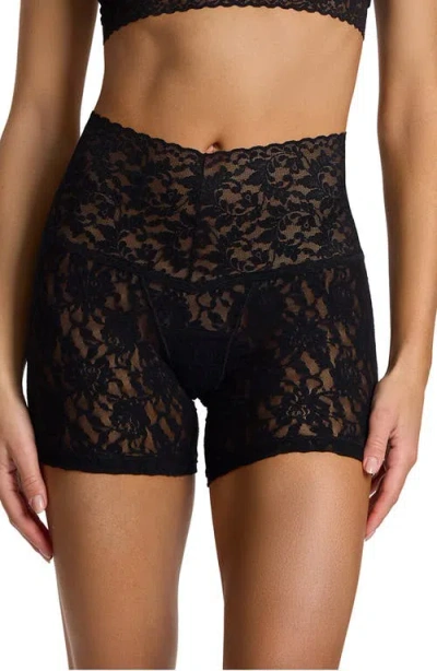 Hanky Panky Retro Lace Boxer Briefs In Black