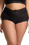 Hanky Panky Retro Lace Boyshorts In Black