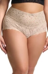 Hanky Panky Retro Lace Boyshorts In Brown