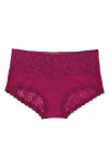Hanky Panky Retro Lace Boyshorts In Brown