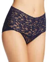 Hanky Panky Signature Lace Retro V-kini In Blue