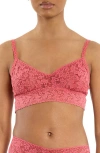 Hanky Panky Retro Longline Bralette In Pink