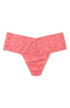 Hanky Panky Retro Thong In Guava Pink