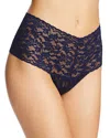 Hanky Panky Signature Lace Retro V-kini In Blue