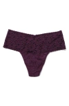 Hanky Panky Retro Thong In Stone Fruit (purple)
