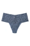 Hanky Panky Retro Thong In Blue