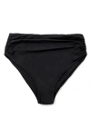 Hanky Panky High Rise Cheeky Swimsuit Bottom In Black