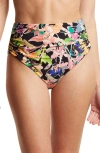 Hanky Panky Ruched High Waist Bikini Bottoms In Unapologetic