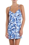 Hanky Panky Satin Sleep Chemise In Deja Blue