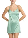 Hanky Panky Satin Sleep Chemise In Green