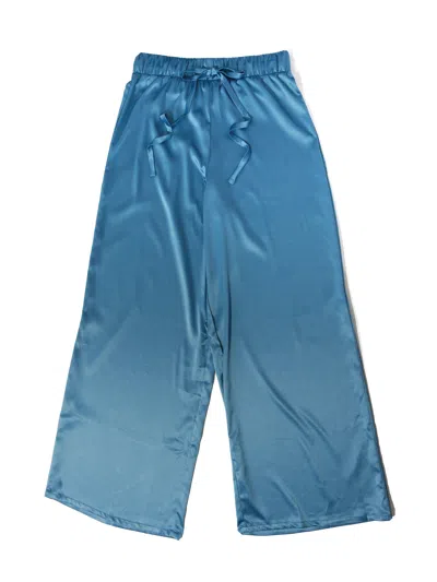 Hanky Panky Satin Sleep Pant In Blue