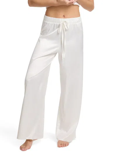 Hanky Panky Satin Sleep Pant In White