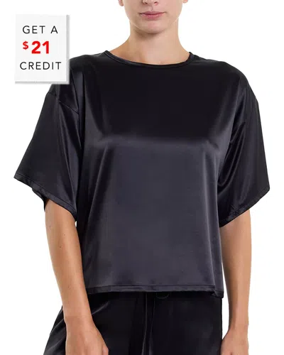 Hanky Panky Satin Sleep T-shirt With $21 Credit