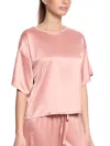 Hanky Panky Satin Sleep Tee In Pink