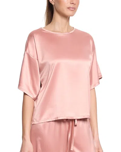 Hanky Panky Satin Sleep T-shirt In Multi