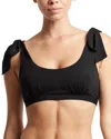 Hanky Panky Scoop Neck Bikini Top In Black